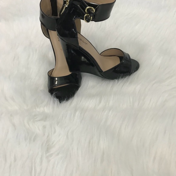 Bamboo wedge ankle strap heel - Picture 2 of 4